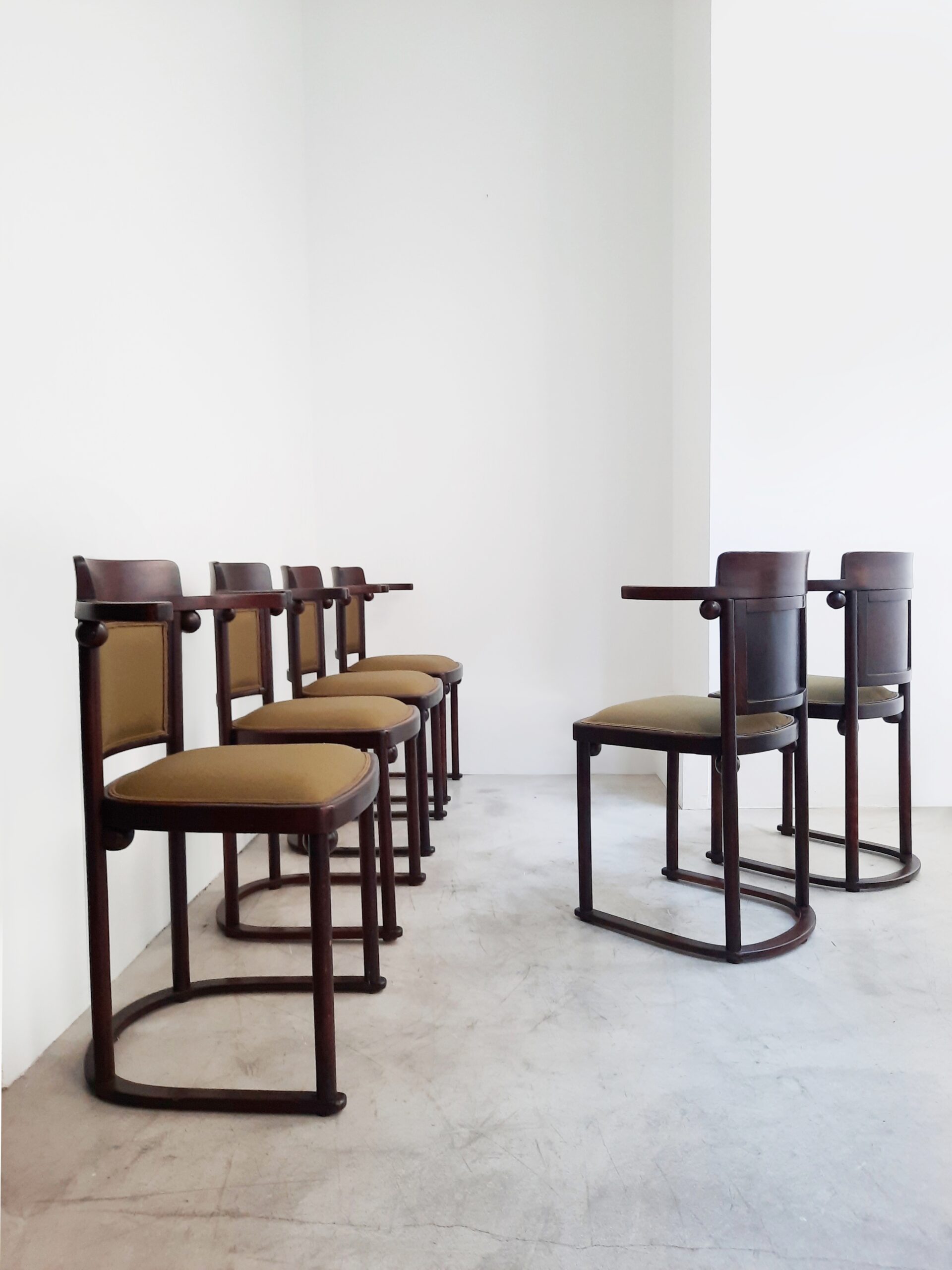 Set of 6 chairs “Fledermaus” HOFFMANN Josef