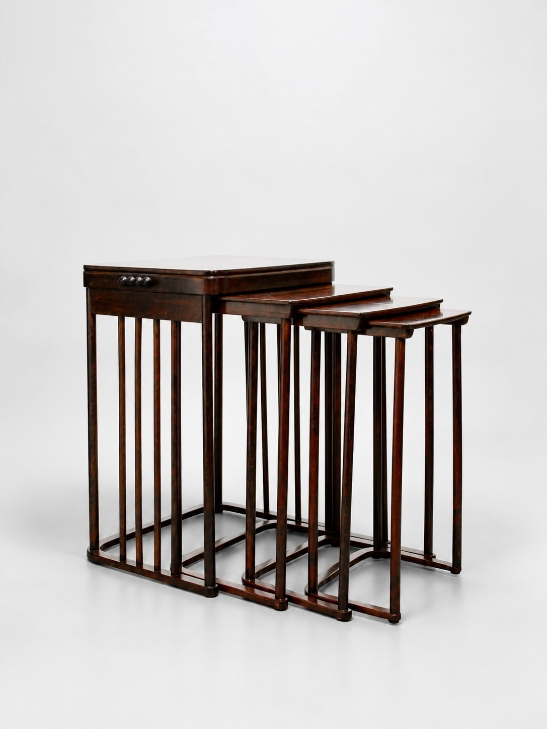 Set of 4 nesting tables mod. 986 HOFFMANN Josef